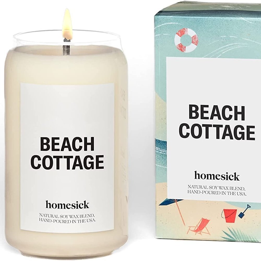 Homesick Premium Scented Candle - Beach Cottage